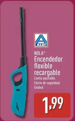 ALDI Nola - encendedor flexible recargable oferta