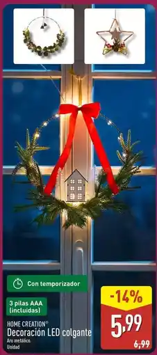 ALDI Home creation - decoracion led colgante oferta