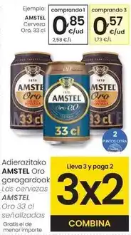Eroski Amstel - cerveza oro oferta