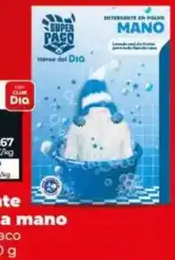 Dia super paco - detergente en polvo a mano paquete 600 g