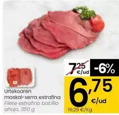 Eroski Filete extrafino babilla anojo oferta