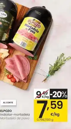 Eroski Elpozo - mortadela de pavo oferta