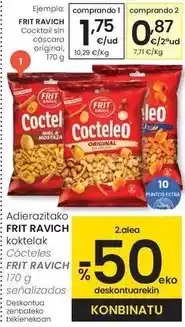 Eroski Frit ravich - cocktail sin cascoral original oferta