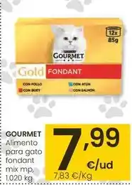 Gourmet - alimento para gato fondant mix mp