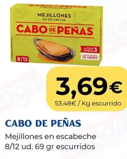 Sangüi CABO DE PEÑAS Mejillones en escabeche oferta