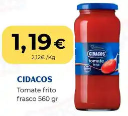 Sangüi CIDACOS Tomate frito frasco oferta