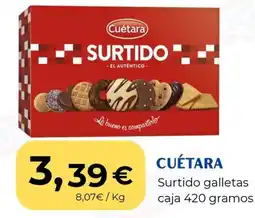Sangüi CUÉTARA Surtido galletas caja oferta