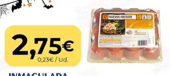 INMACULADA Huevos frescos docena "L" moreno retráctil