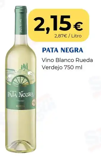 PATA NEGRA Vino Blanco Rueda Verdejo