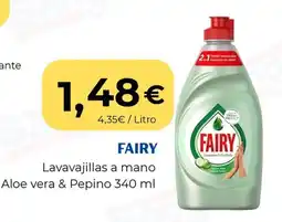 Sangüi FAIRY Lavavajillas a mano. Aloe vera & Pepino oferta