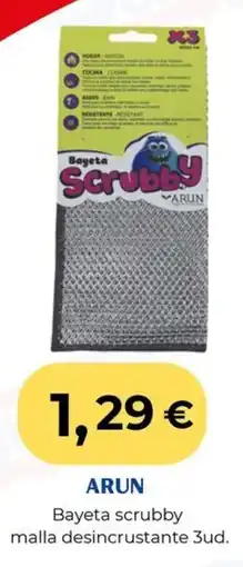Sangüi ARUN Bayeta scrubby malla desincrustante oferta