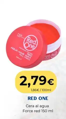 Sangüi RED ONE Cera al agua Force red oferta