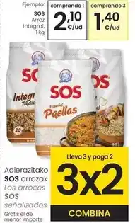 Eroski Sos - arroz integral oferta