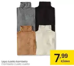 Eroski Camiseta cuello vuelto oferta