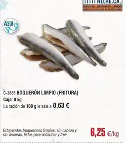 Abordo Boquerón limpio oferta