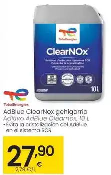 Eroski Totalenergies - aditivo adblue clearnox oferta