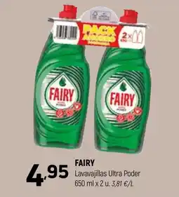 Coviran FAIRY lavavajillas ultra poder oferta