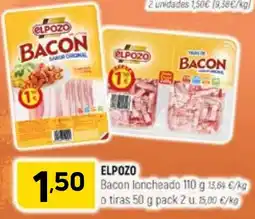 Coviran ELPOZO Bacon loncheado o tiras oferta