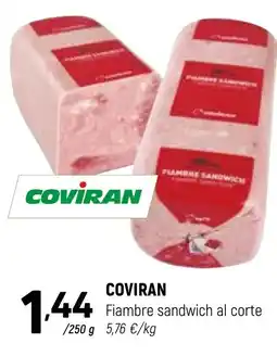 Coviran COVIRAN Fiambre sandwich al corte oferta
