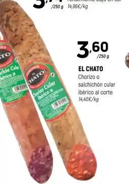 Coviran EL CHATO Chorizo o salchichón cular ibérico oferta