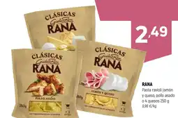 Coviran RANA Pasta ravioli jamón y queso, pollo asado o 4 quesos oferta