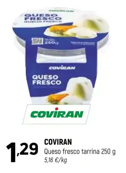 Coviran COVIRAN Queso fresco tarrina oferta