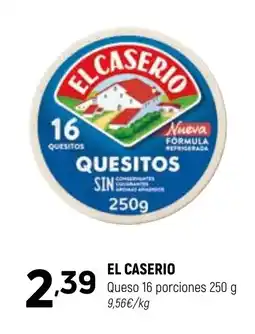 Coviran EL CASERIO Queso 16 porciones oferta