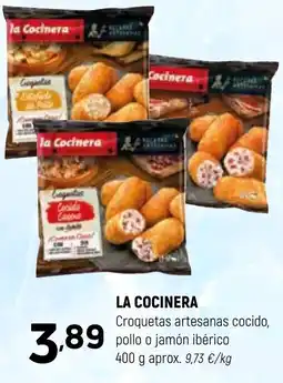 Coviran LA COCINERA Croquetas artesanas cocido, pollo o jamón ibérico oferta