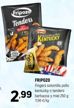 Coviran FRIPOZO Fingers solomillo pollo kentucky o tenders barbacoa y miel oferta