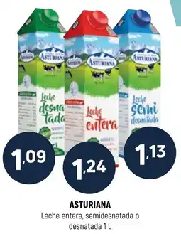 Coviran ASTURIANA Leche entera, semidesnatada o desnatada oferta