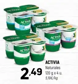 Coviran DANONE Activia naturales oferta