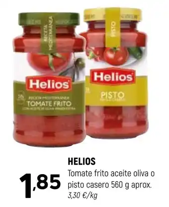 Coviran HELIOS Tomate frito aceite oliva o pisto casero oferta