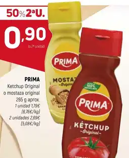Coviran PRIMA Ketchup Original o mostaza original oferta