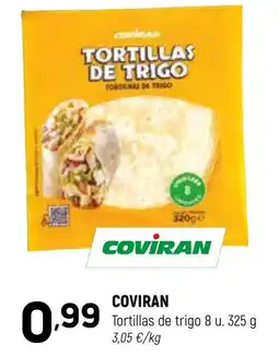 Coviran COVIRAN Tortillas de trigo 8 u oferta