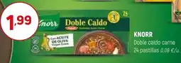 Coviran KNORR Doble caldo carne 24 pastillas oferta