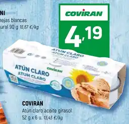 Coviran COVIRAN Atún claro aceite girasol oferta