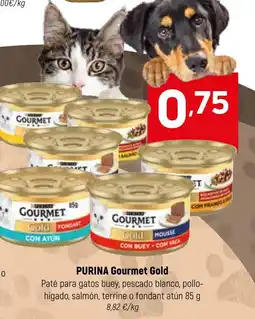 Coviran PURINA Gourmet Gold Paté para gatos buey, pescado blanco, pollo- hígado, salmón, terrine o fondant atún oferta