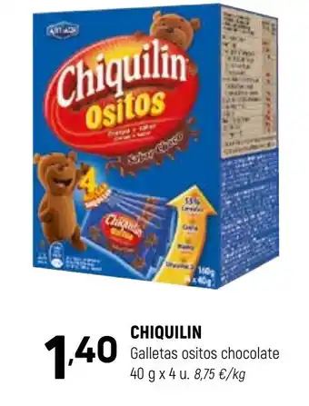 Coviran CHIQUILIN Galletas ositos chocolate oferta