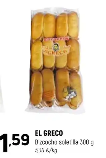 Coviran EL GRECO Bizcocho soletilla oferta