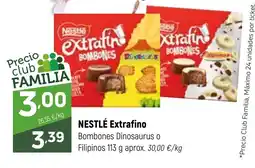 Coviran NESTLÉ Extrafino Bombones Dinosaurus o Filipinos oferta
