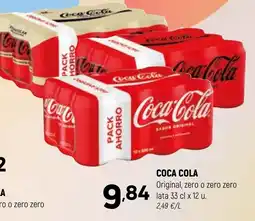 Coviran COCA COLA Original, zero o zero zero oferta