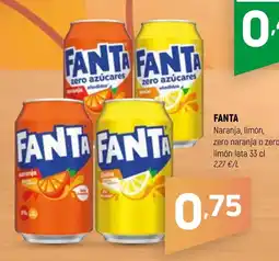 Coviran FANTA Naranja, limón, zero naranja o zero limón oferta