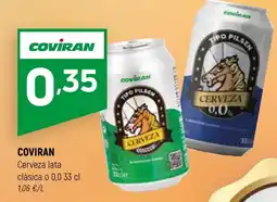 Coviran COVIRAN Cerveza lata clásica o 0,0 oferta