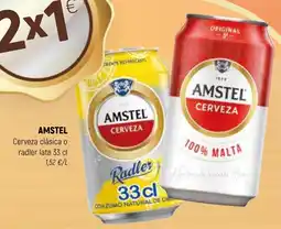 Coviran AMSTEL Cerveza clásica o radler oferta