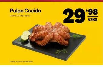 AhorraMas Pulpo Cocido oferta
