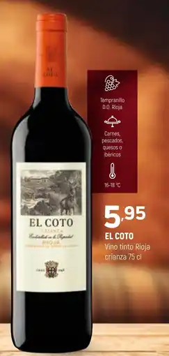 Coviran EL COTO Vino tinto Rioja crianza oferta