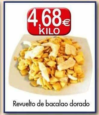 Congelados Copos Revuelto De Bacalao Dorado oferta