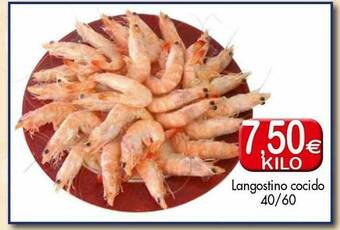 Congelados Copos Langostino Cocido oferta