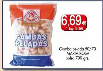 Congelados Copos Gamba Pelada 50 70 María Rosa Bolsa oferta