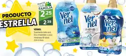 Coviran VERNEL Suavizante cielo azul, lirio irresistible o coco- minerales oferta
